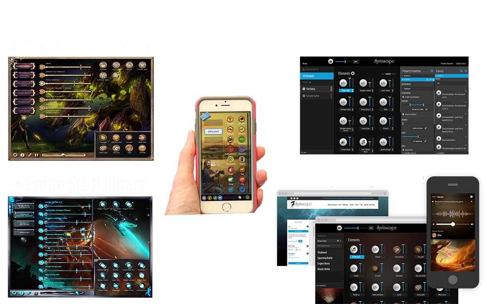 A SuperSyrin subscription includes complete access to ALL of Syrinscape Fantasy, Sci-Fi and Boardgame PLUS ownership of all future Dungeons and Dragons, Pathfinder, General Fantasy, Sci-Fi and Boardgame soundsets.